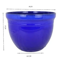 Maddison Royal Blue Planter - 37.5cm -Garden Tool Store 13190819 1204926229258716