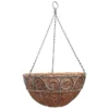 35 Cm Distress Finish Hanging Basket With Coco Liner -Garden Tool Store 13193949 5104902150088155