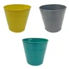 Ribbed Planter (3 Colour Mix) - 10cm 1 Ribbed Planter (3 Colour Mix) - 10cm -Garden Tool Store 13193952 1044933495784202