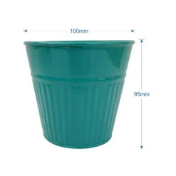 Ribbed Planter (3 Colour Mix) - 10cm -Garden Tool Store 13193952 1924933495895679