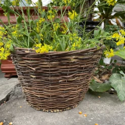 Natural Weave Round Garden Planter 40cm -Garden Tool Store 13204838 5124951329053445