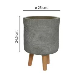 Liam Round Planter On 3 Legs - Medium 11 Liam Round Planter On 3 Legs - Medium -Garden Tool Store 13222478 1914934510807574