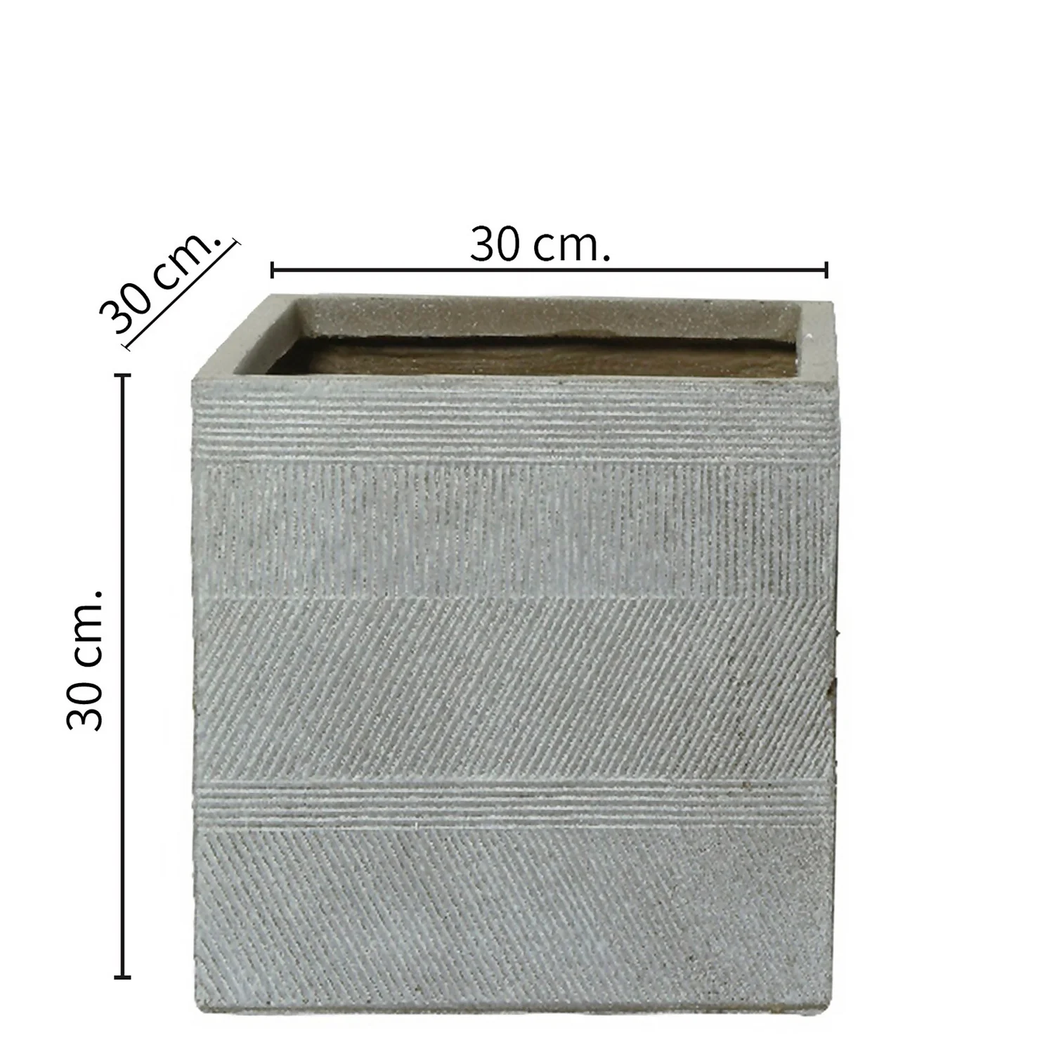 Liam Square Planter - Medium 7 Liam Square Planter - Medium - Image 5