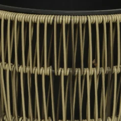 Kate Round Rattan Planter - Medium -Garden Tool Store 13222499 8574934511011562
