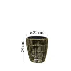 Kate Round Rattan Planter - Small 9 Kate Round Rattan Planter - Small -Garden Tool Store 13222504 2134934511131829