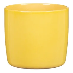 Yellow Solare Plant Pot 28cm