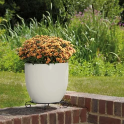 Glazed Cream Heritage Egg Pot - 32cm -Garden Tool Store 13441304 1044933184488176