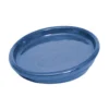 Glazed Chiswick Blue Pot Saucer - 28cm 1 Glazed Chiswick Blue Pot Saucer - 28cm -Garden Tool Store 13441314 3444933184292162