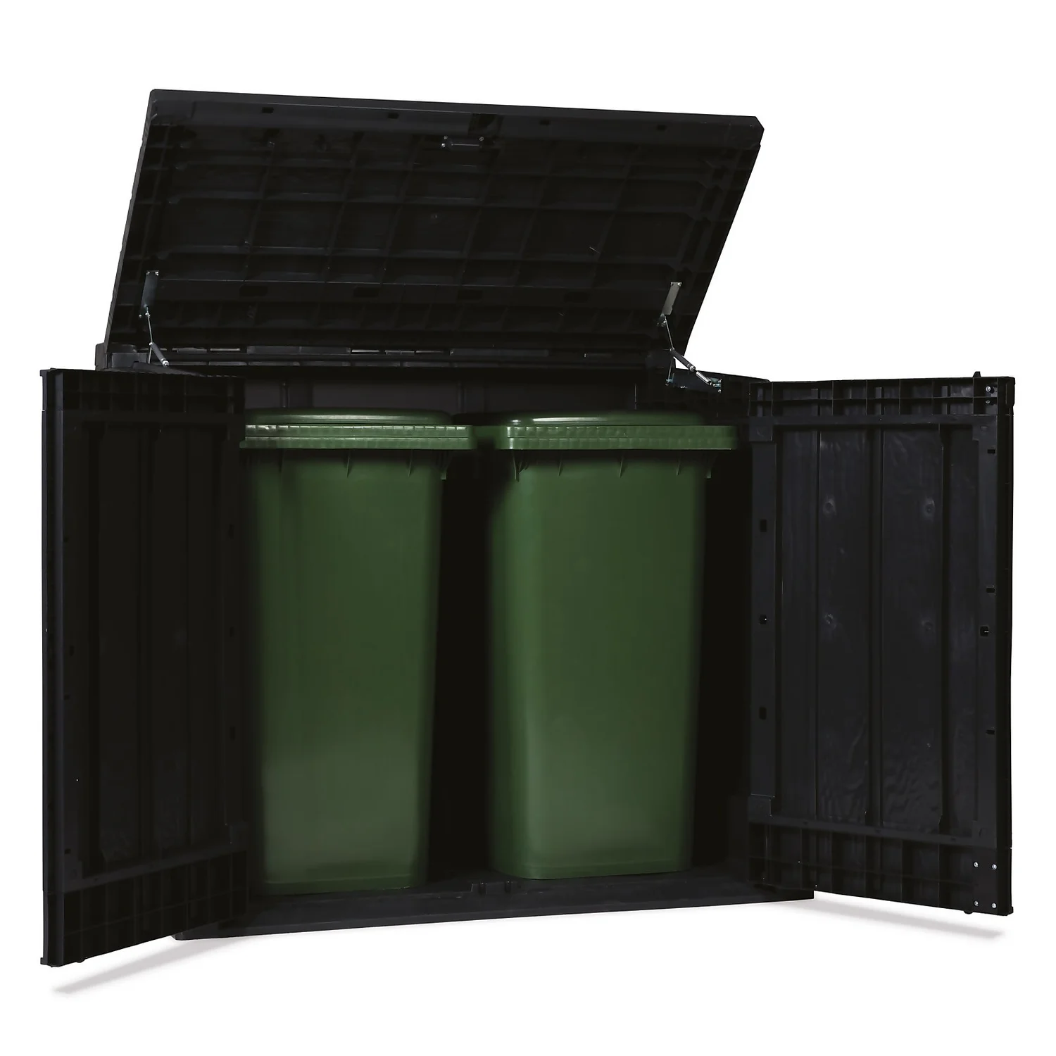 Toomax Stora Way Plus XL 1270L Garden Storage Box - Anthracite 11 Toomax Stora Way Plus XL 1270L Garden Storage Box - Anthracite - Image 9