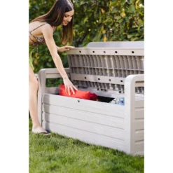 Toomax Forever Spring Bench - Warm Grey 16 Toomax Forever Spring Bench - Warm Grey -Garden Tool Store 13462731 1984951391545320