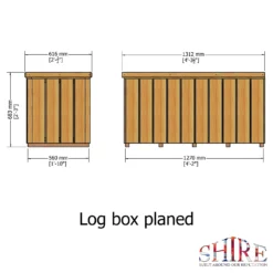 Shire Planed Timber Garden Storage Box 4x2 -Garden Tool Store 13505352 2094932698544684