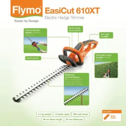 Flymo EasiCut 610XT Hedge Trimmer -Garden Tool Store 13524810 5224936857421032