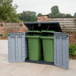 Keter Store It Out Ace Outdoor Garden Storage Shed 1200L - Grey / Graphite -Garden Tool Store 13531577 7064925770968030