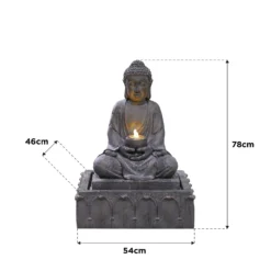 Stylish Fountain Serenity Water Feature With LEDs 9 Stylish Fountain Serenity Water Feature With LEDs -Garden Tool Store 13846069 1804978880968461