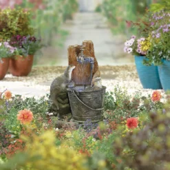 Stylish Fountain Playful Otters Water Feature With LEDs 15 Stylish Fountain Playful Otters Water Feature With LEDs -Garden Tool Store 13846072 1994962027889299