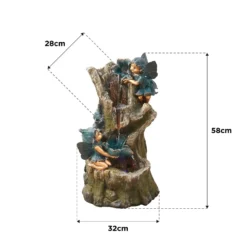 Stylish Fountain Spellbound Water Feature With LEDs -Garden Tool Store 13846074 1034978880968530