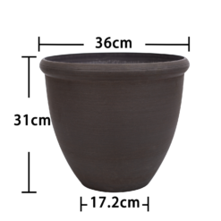 Ashford Planter Slate 35cm 11 Ashford Planter Slate 35cm -Garden Tool Store 13928634 5205001956203965