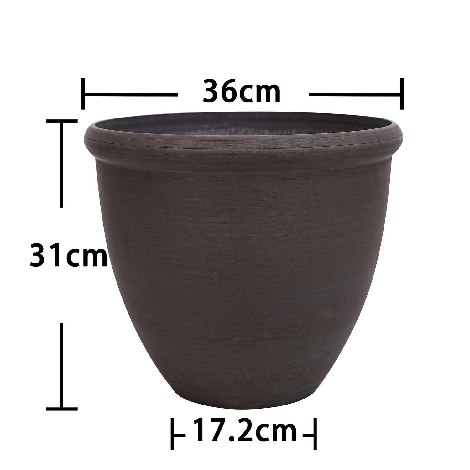 Ashford Planter Slate 35cm 6 Ashford Planter Slate 35cm - Image 4