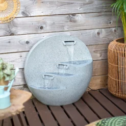 Stylish Fountain Kyoto Falls Garden Water Feature With LEDs 14 Stylish Fountain Kyoto Falls Garden Water Feature With LEDs -Garden Tool Store 13947170 2105005844858475