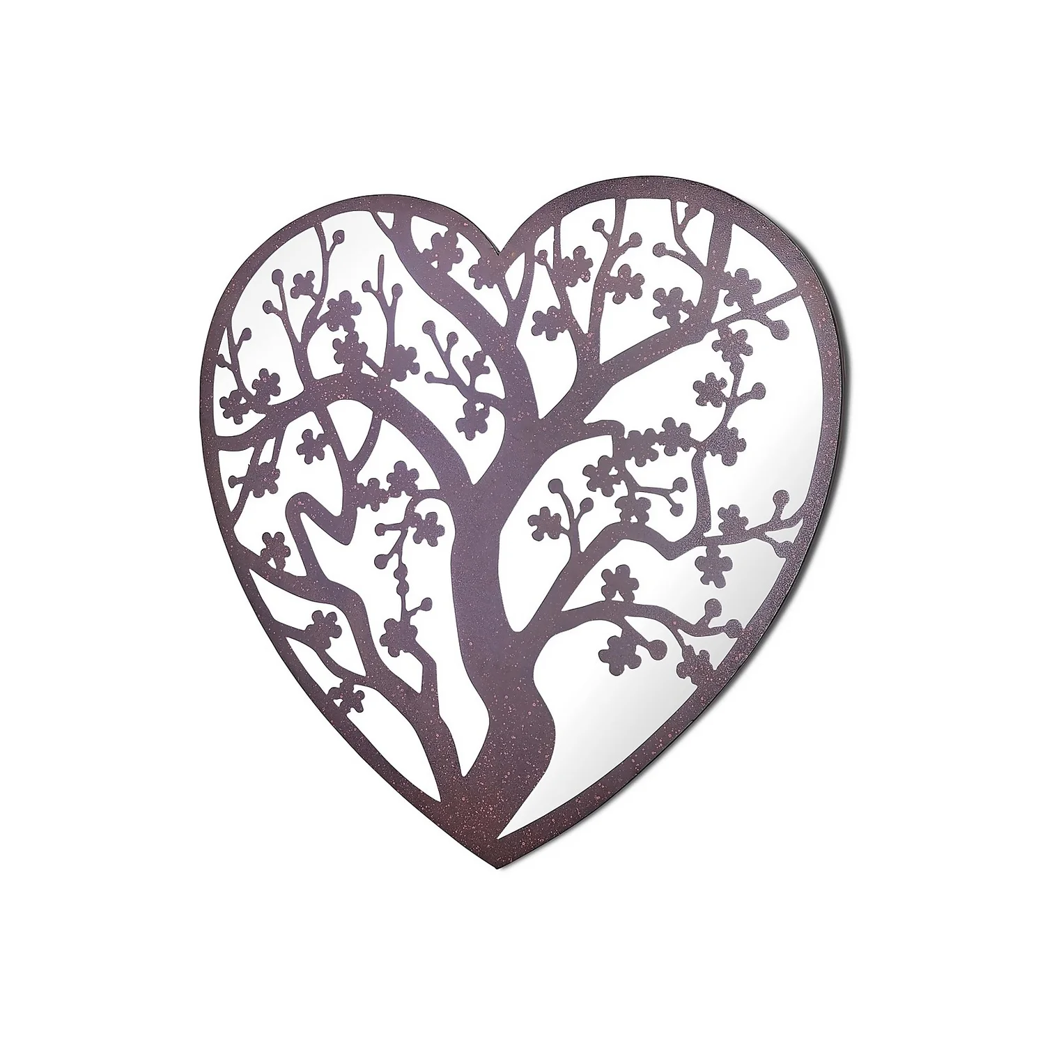 MirrorOutlet Metal Heart Shaped Tree Decorative Garden Mirror - 70x70cm 3 MirrorOutlet Metal Heart Shaped Tree Decorative Garden Mirror - 70x70cm