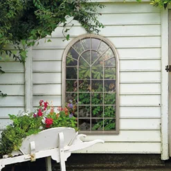 MirrorOutlet Somerley Eden Country Arch Large Metal Garden Mirror - 129x76cm 9 MirrorOutlet Somerley Eden Country Arch Large Metal Garden Mirror - 129x76cm -Garden Tool Store 13950557 2014987139974299