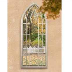 MirrorOutlet Somerley Sunflower Gothic Arch Large Garden Mirror - 150x61 Cm 8 MirrorOutlet Somerley Sunflower Gothic Arch Large Garden Mirror - 150x61 Cm -Garden Tool Store 13950558 9584987173091575
