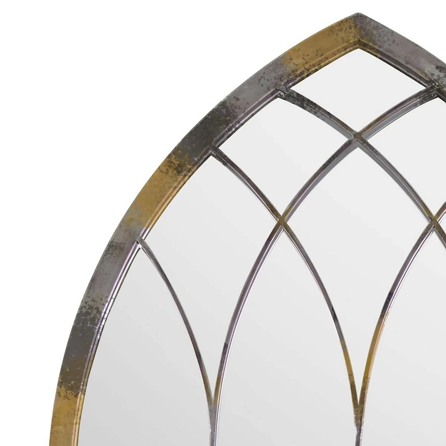 MirrorOutlet Rose Garden Rustic Arch Extra Large Metal Garden Mirror - 161x72cm 5 MirrorOutlet Rose Garden Rustic Arch Extra Large Metal Garden Mirror - 161x72cm - Image 3