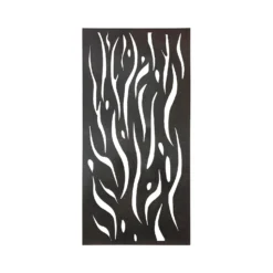 Amarelle Large Metal Flame Design Decorative Garden Screen - 120 X 60cm -Garden Tool Store 13950575 1914987138928829