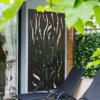 Amarelle Extra Large Metal Flame Decorative Garden Screen Mirror - 180x90cm -Garden Tool Store 13950582 2304987139071866