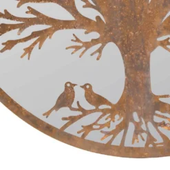 MirrorOutlet Birds Round Circular Garden Mirror - 100cm 7 MirrorOutlet Birds Round Circular Garden Mirror - 100cm -Garden Tool Store 13950586 1054987139352054