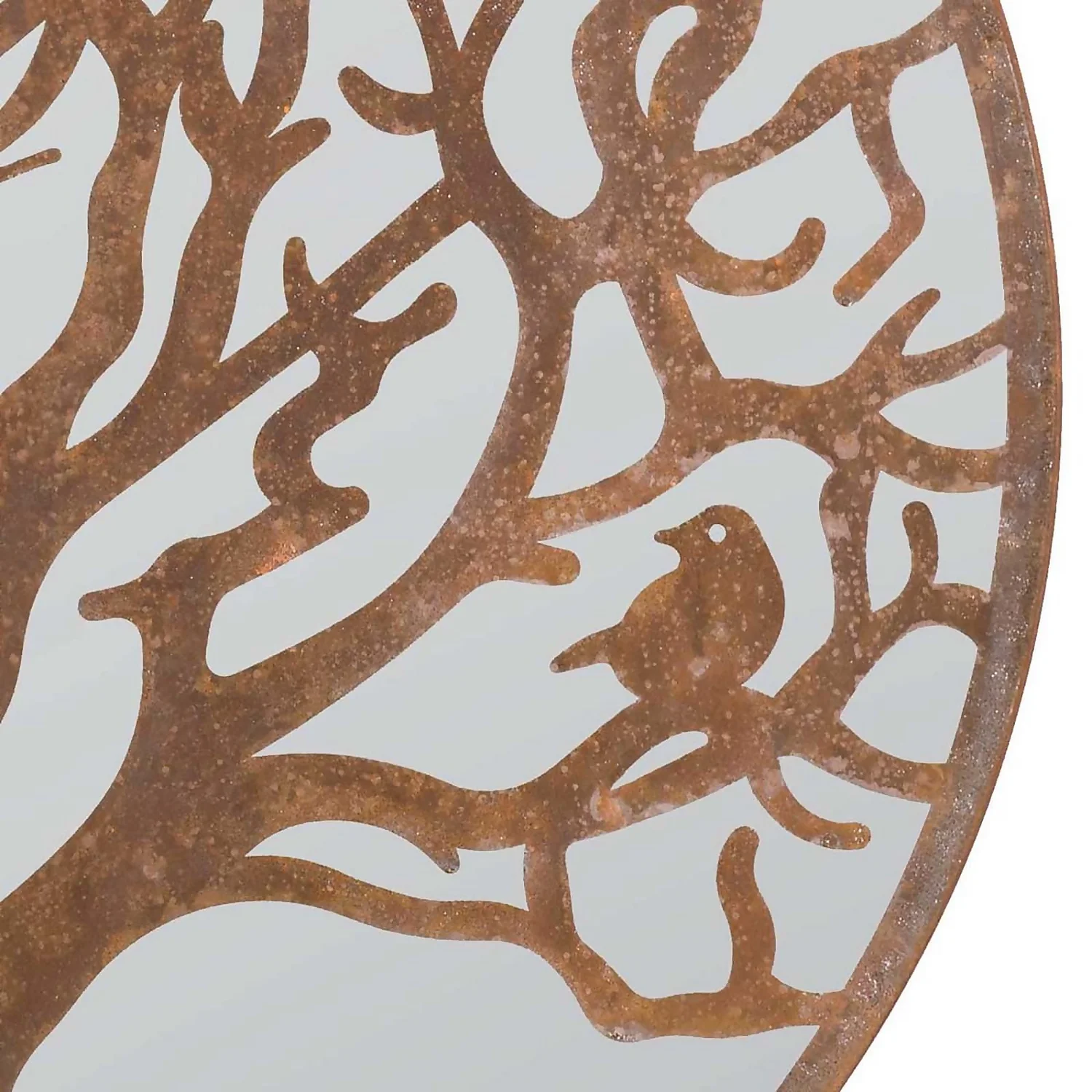 MirrorOutlet Bird Round Garden Mirror - 60cm 4 MirrorOutlet Bird Round Garden Mirror - 60cm - Image 2