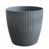 Grey Weave Planter - 35cm 1 Grey Weave Planter - 35cm -Garden Tool Store 13951355 1734987105649229