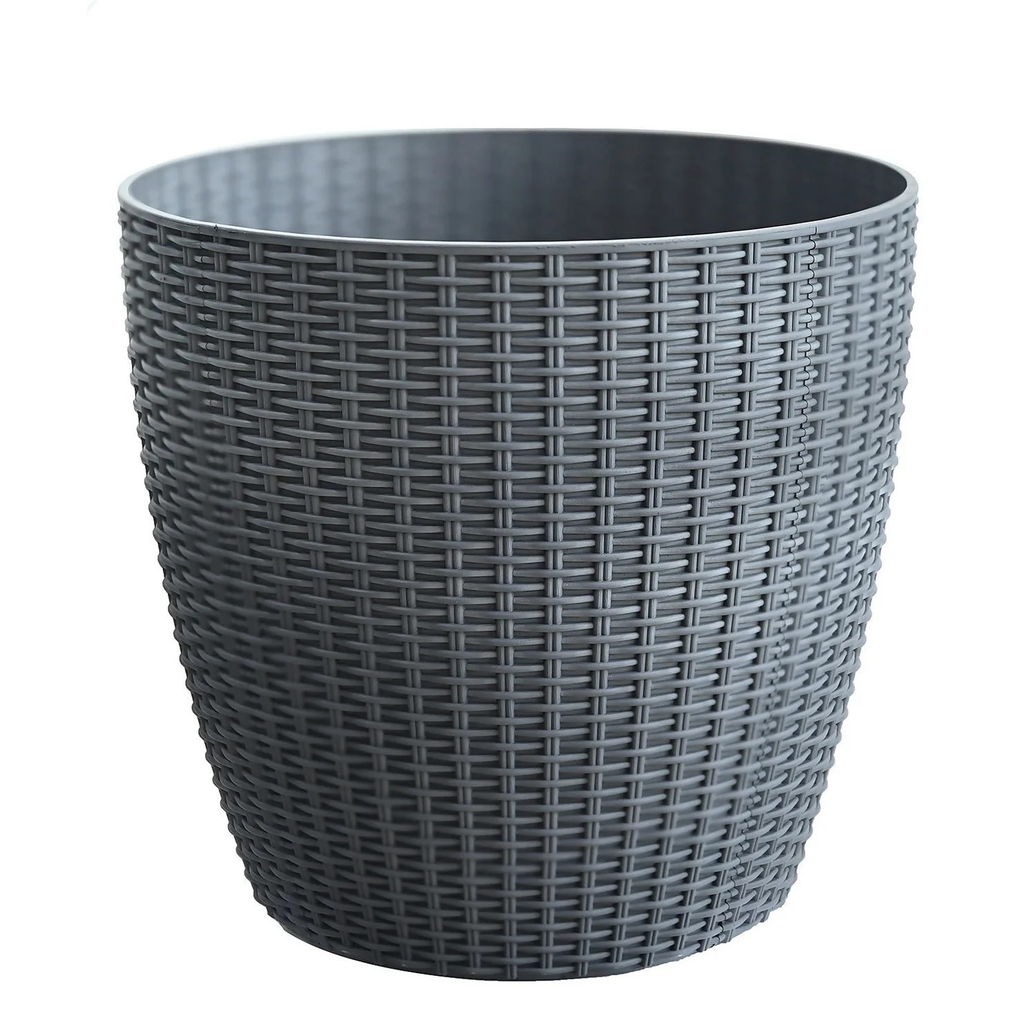 Grey Weave Planter - 35cm 3 Grey Weave Planter - 35cm