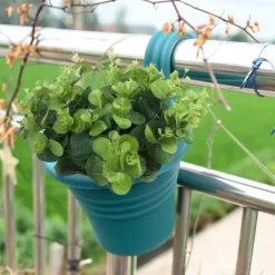 Blue Hanging Planter - 27cm 5 Blue Hanging Planter - 27cm -Garden Tool Store 13951363 1794987105700085