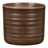 Scheurich Ripple Brown Indoor Pot - 14cm -Garden Tool Store 13953253 1624987119997173