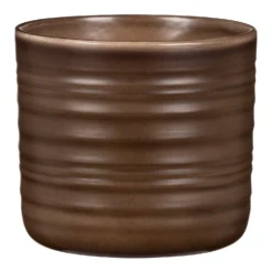 Scheurich Ripple Brown Indoor Pot - 17cm