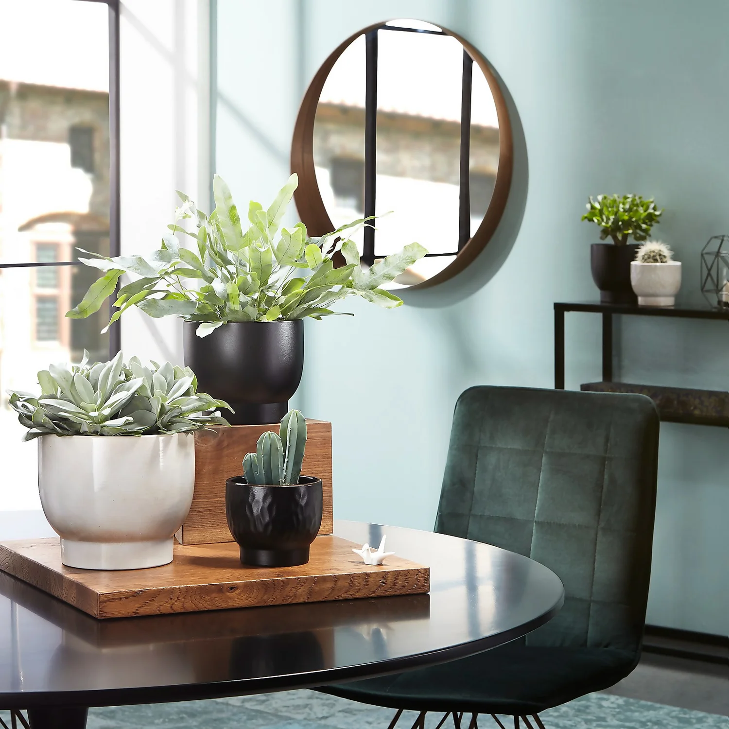 Scheurich Opale Hammered White Indoor Pot - 13cm 4 Scheurich Opale Hammered White Indoor Pot - 13cm - Image 2