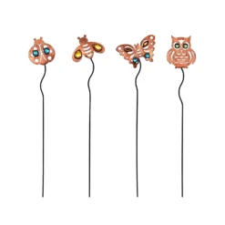 Homebase Stake Ornament - Copper Effect -Garden Tool Store 13955516 8345014596880500