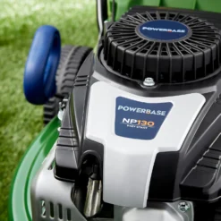 Powerbase 132cc Petrol Lawn Mower - 41cm -Garden Tool Store 13955600 3955011015523652