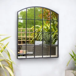 Black Industrial Arch Garden Mirror 8 Black Industrial Arch Garden Mirror -Garden Tool Store 13965926 2135001706502310