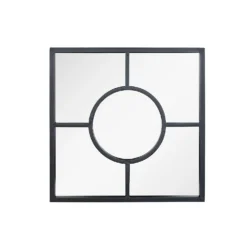 Black Square Garden Mirror