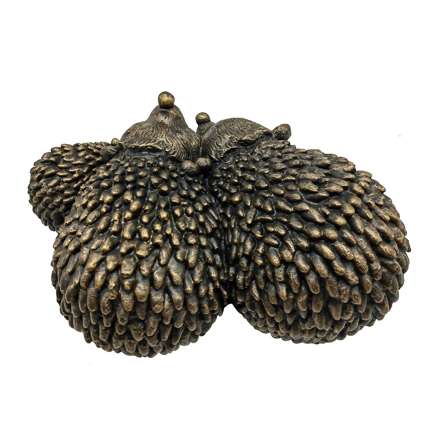 Bronze Look Hedgehog Family Garden Ornament 5 Bronze Look Hedgehog Family Garden Ornament - Image 3