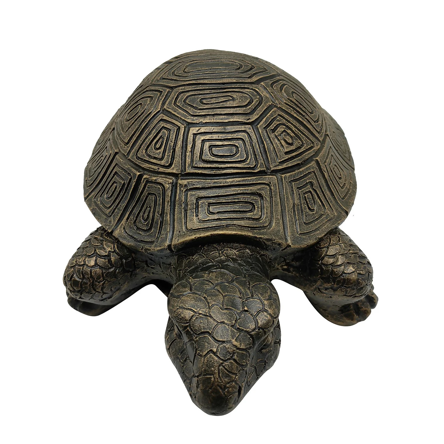 Bronze Look Tortoise Garden Ornament 6 Bronze Look Tortoise Garden Ornament - Image 4