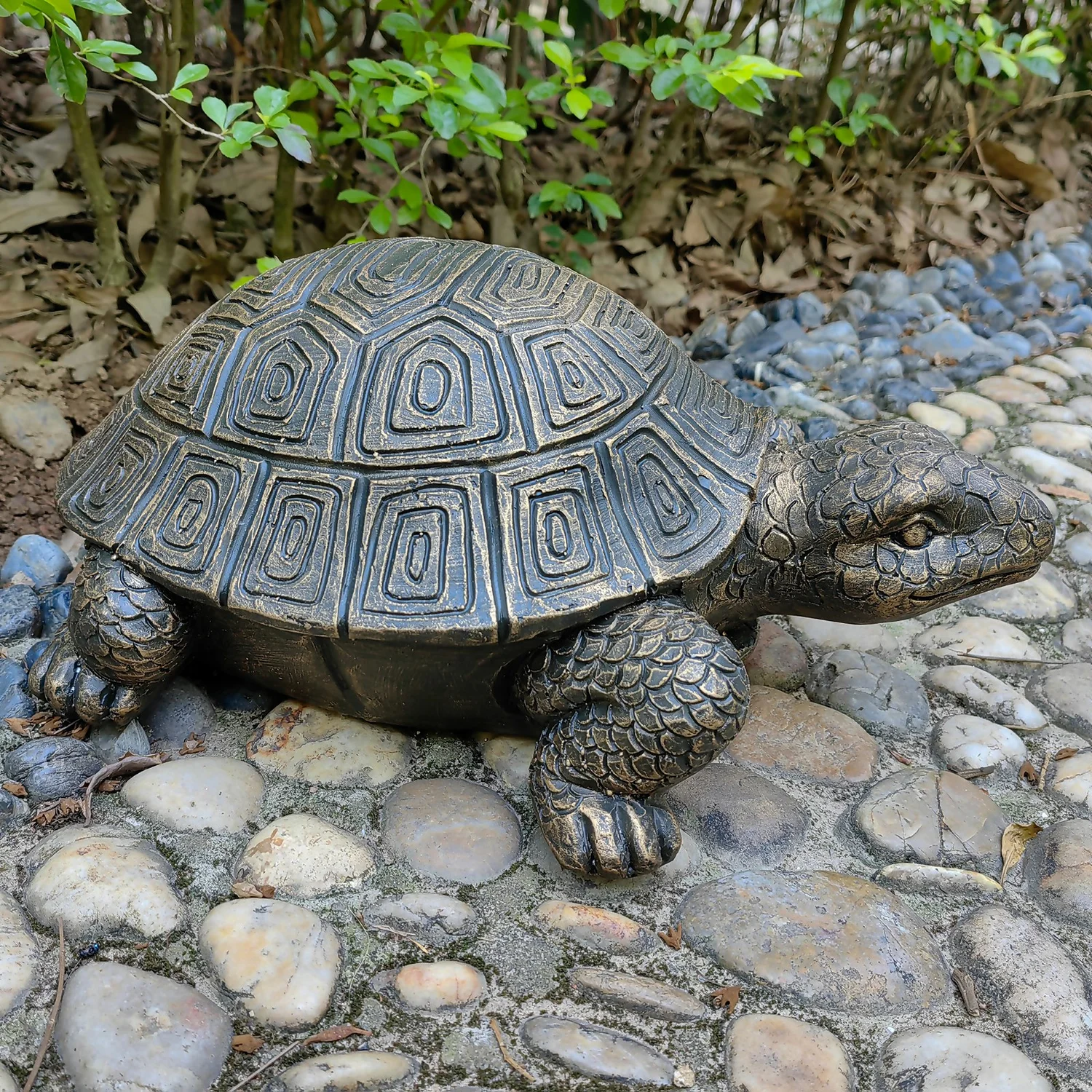 Bronze Look Tortoise Garden Ornament 8 Bronze Look Tortoise Garden Ornament - Image 6