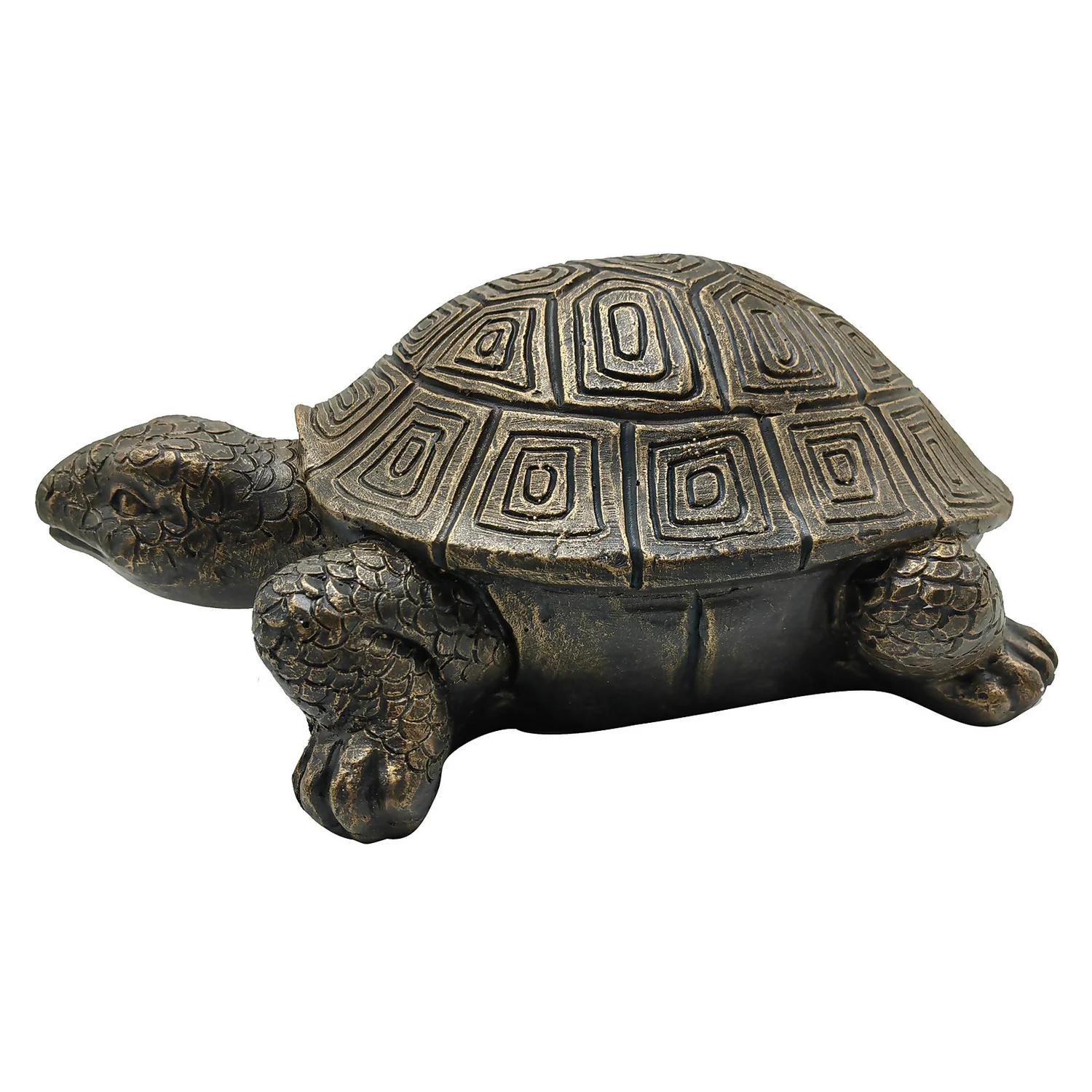 Bronze Look Tortoise Garden Ornament 3 Bronze Look Tortoise Garden Ornament