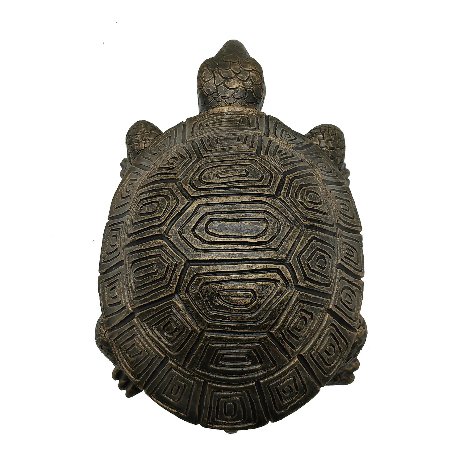 Bronze Look Tortoise Garden Ornament 5 Bronze Look Tortoise Garden Ornament - Image 3