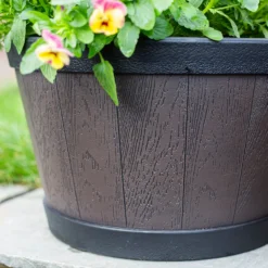 Banded Whiskey Barrel Planter - 39cm 9 Banded Whiskey Barrel Planter - 39cm -Garden Tool Store 13973620 1815011238806656