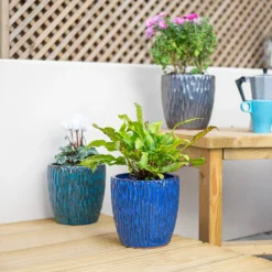 Chiswick Textured Pot Green - 32cm 13 Chiswick Textured Pot Green - 32cm -Garden Tool Store 13973629 8265011238649948