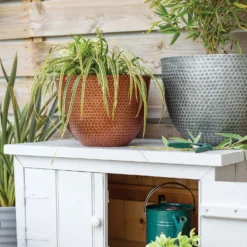 Suva Hammered Pot Copper - 31cm 10 Suva Hammered Pot Copper - 31cm -Garden Tool Store 13973652 1145011805950221