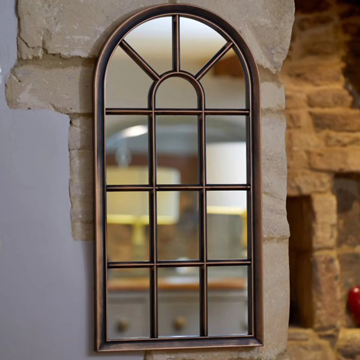 Vista Home And Garden Mirror - Coppergris 5 Vista Home And Garden Mirror - Coppergris - Image 3